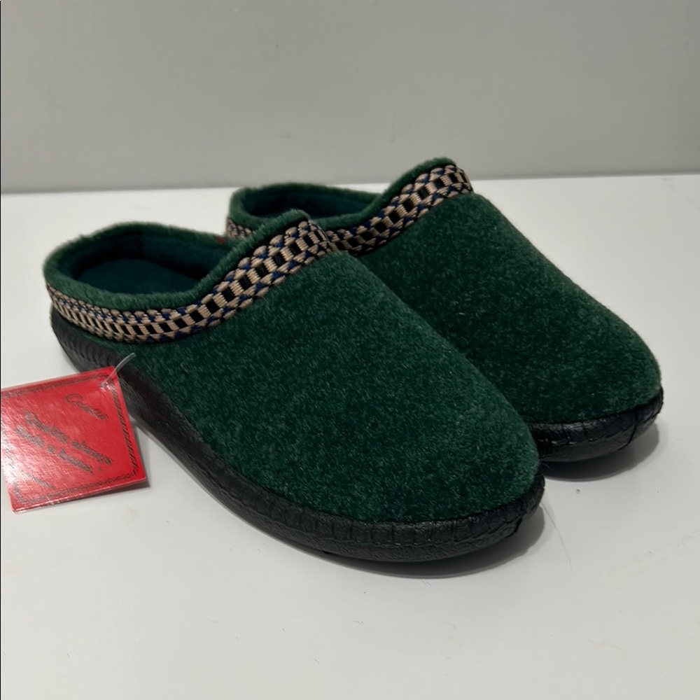 Christie Green Slippers